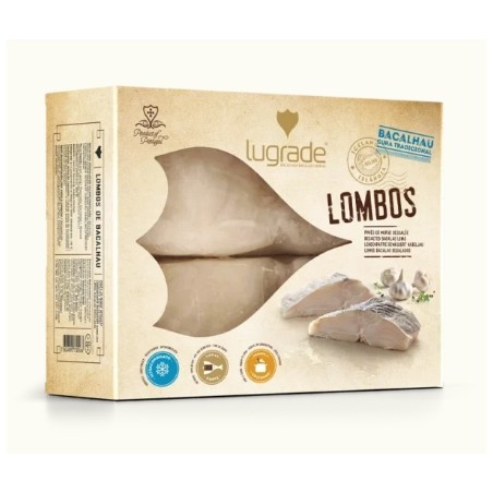 Lugrade STOCKFISCH LENDE PREMIUM ENTZALZT 600GR. 2 Stück