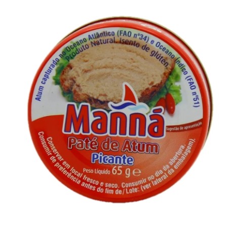 Manná THUNFISCHPASTE PIKANT 65GR.