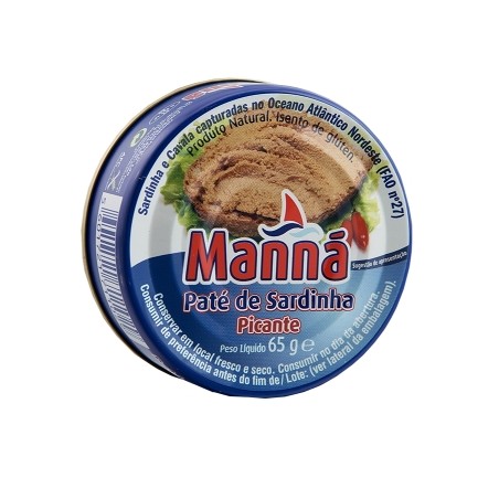 Manná SARDINENPASTE SHARF 65GR.