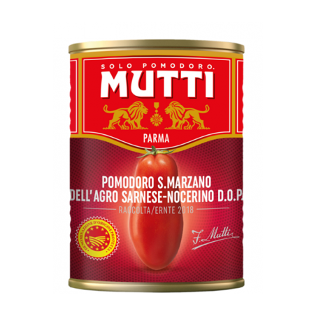 Mutti GESCHÄLTE SAN MATZANO TOMATEN 400GR.