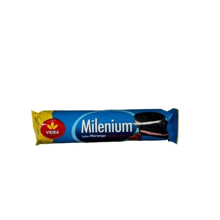 Vieira de Castro Millenium DOPPELKEKS mit ERDEBEERENCREAM 163GR.