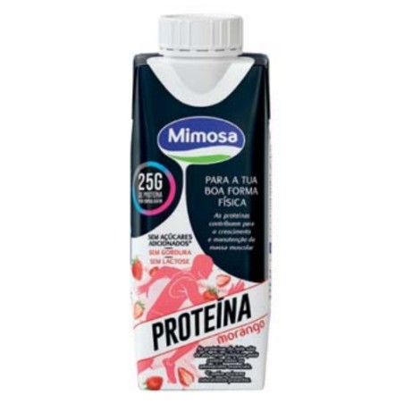 Mimosa MILCH MIT EIWEISS ERDBEERE 3x250ML