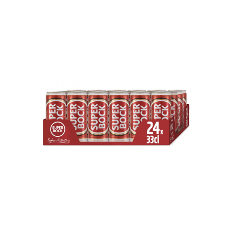 Super Bock BIER SLEEK DOSE DPG 24X33CL.